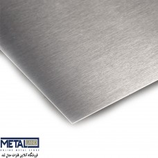 ورق استیل 316 نگیر خش دار-ضخامت0.8 ابعاد 1000*mm 2000 وزن 14.1kg